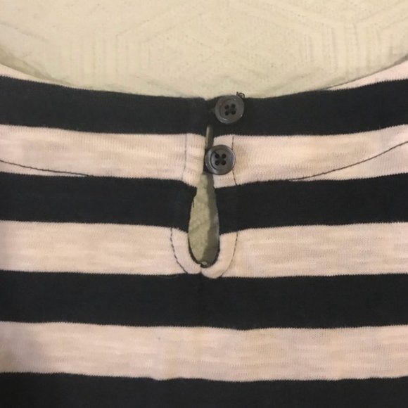 Banana republic sequin collar striped tee - Picture 5 of 6